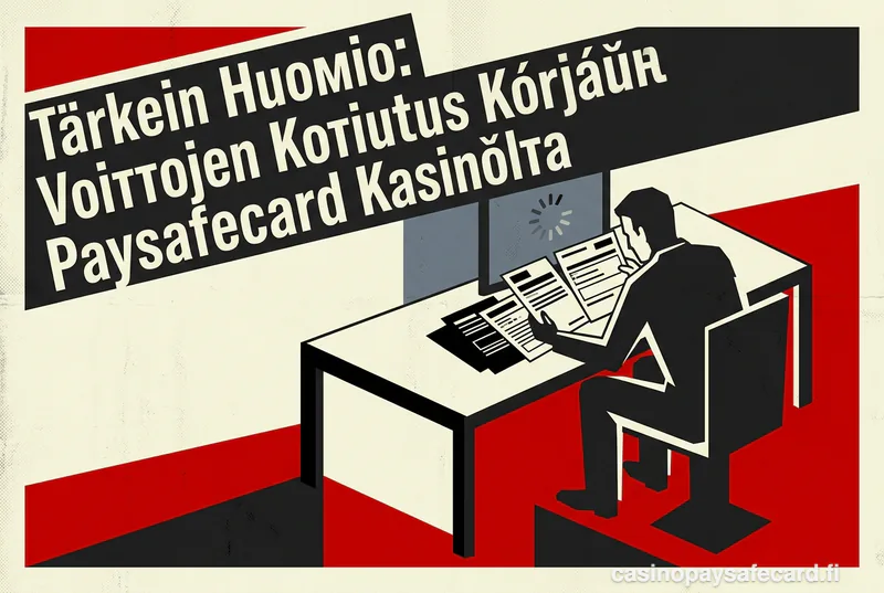 Tärkein Huomio: Voittojen Kotiutus Paysafecard Kasinolta